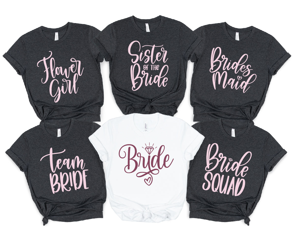 Bride Tee, Funny Bride Shirt, Bride Squad T-Shirt