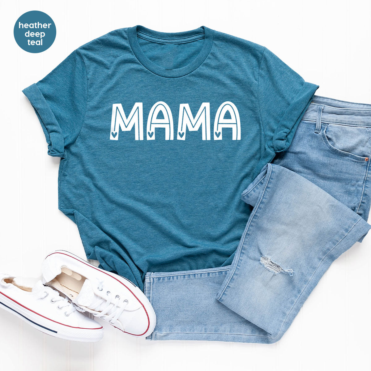 Mama Shirt, Valentine's Day Gift For Mamas, 2023 Valentine's Day Shirt