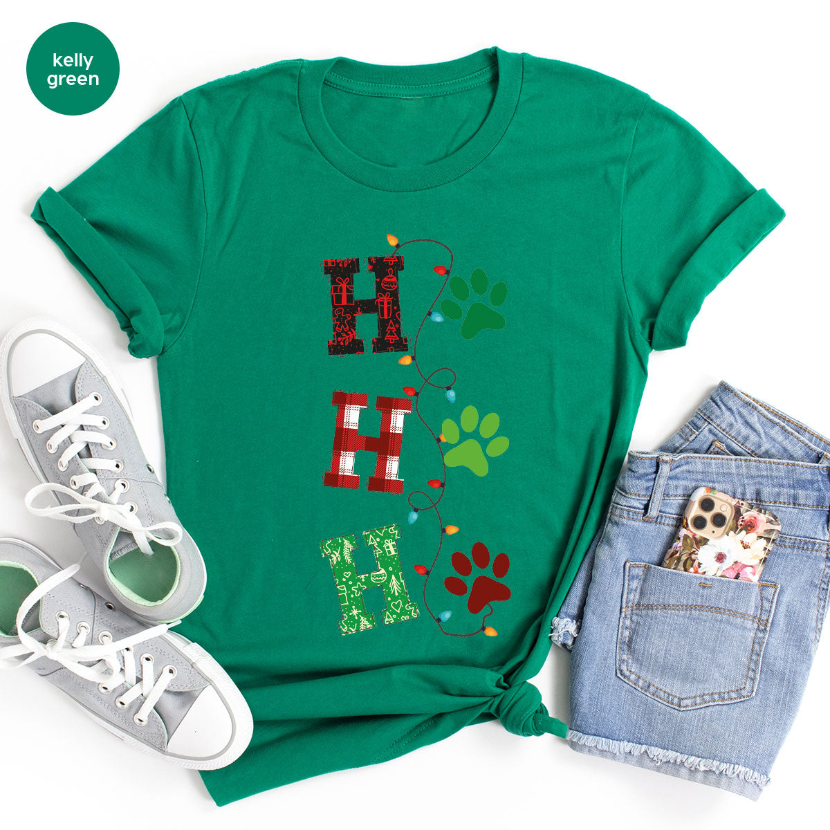 Christmas Cat Shirt, Santa Clause T-Shirt For Cat Mom, Pet Owner Christmas Tee, Dog Christmas Gift