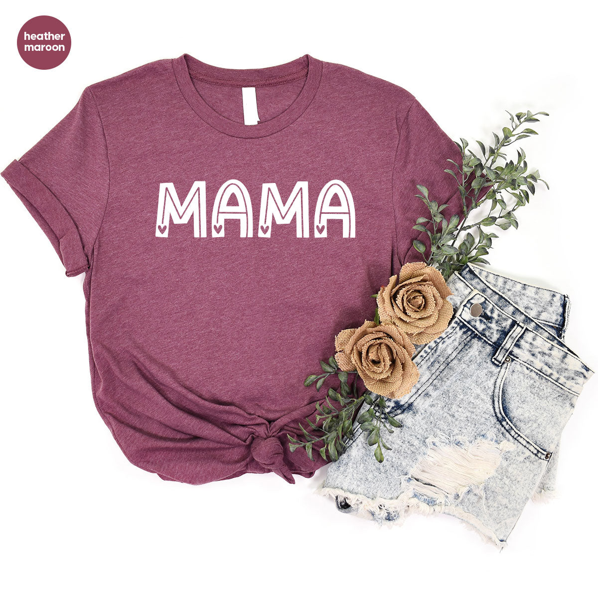 Mama Shirt, Valentine's Day Gift For Mamas, 2023 Valentine's Day Shirt