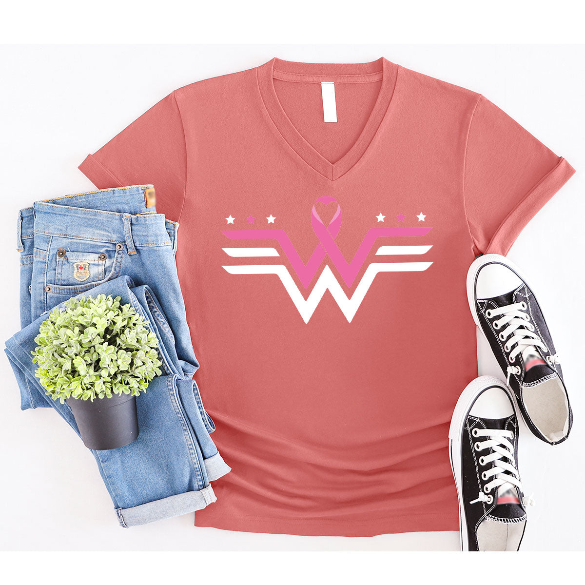 Breeast Cancer Month October Shirt, Cancer Gifts for Mom, Breast Cancer Survivor T-Shirt, Cancer Tee