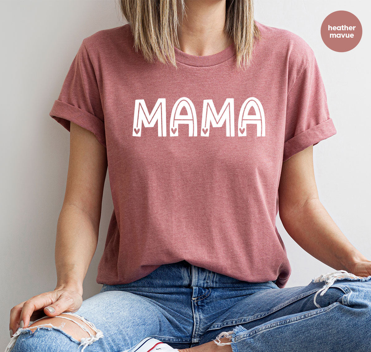 Mama Shirt, Valentine's Day Gift For Mamas, 2023 Valentine's Day Shirt