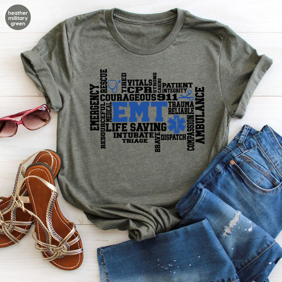 EMT Shirt, Gift For Paramedics, Life Saving T-Shirt