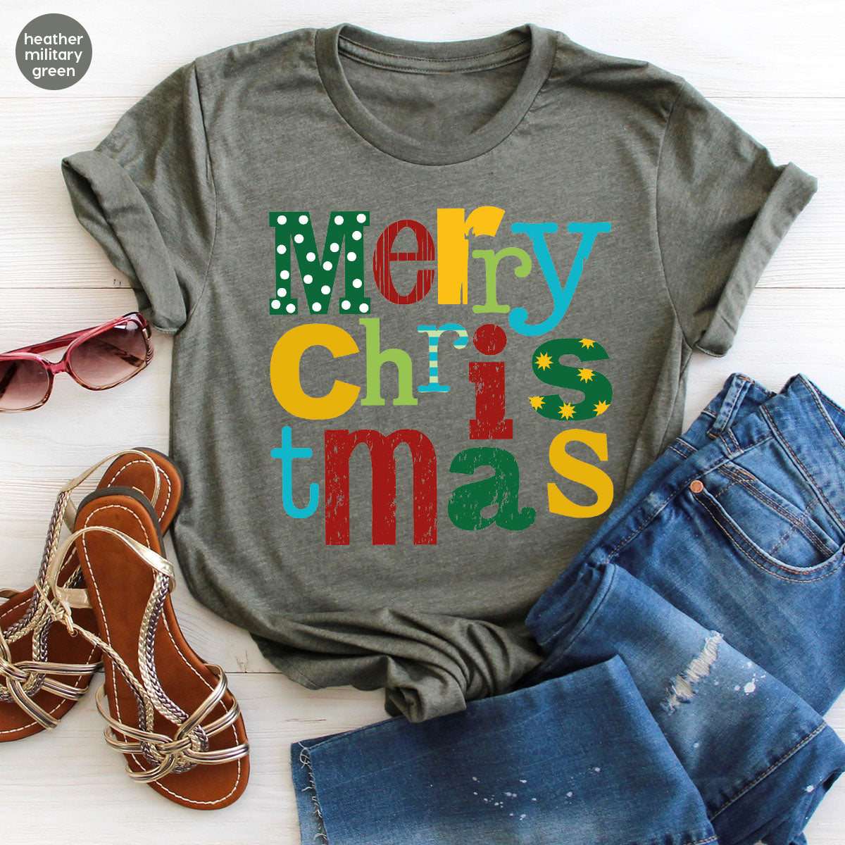 Merry Christmas Shirt, Family Christmas 2023 Tee, Xmas T-Shirt