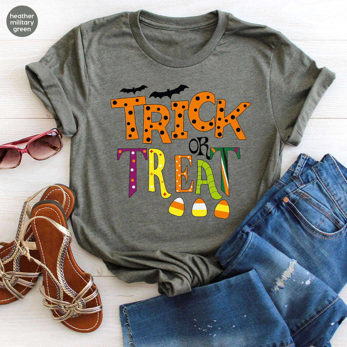 Spooky Season Shirts, Halloween Party Clothing, Spooky Halloween Gifts, Unisex Halloween Bat Shirt, Crewneck Kids Halloween Shirts
