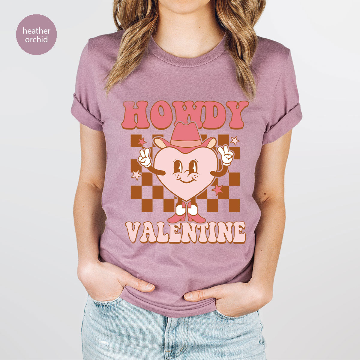 Howdy Valentine Shirt, 2023 Valentine's Day Shirt, Cute Feb 14 Tee