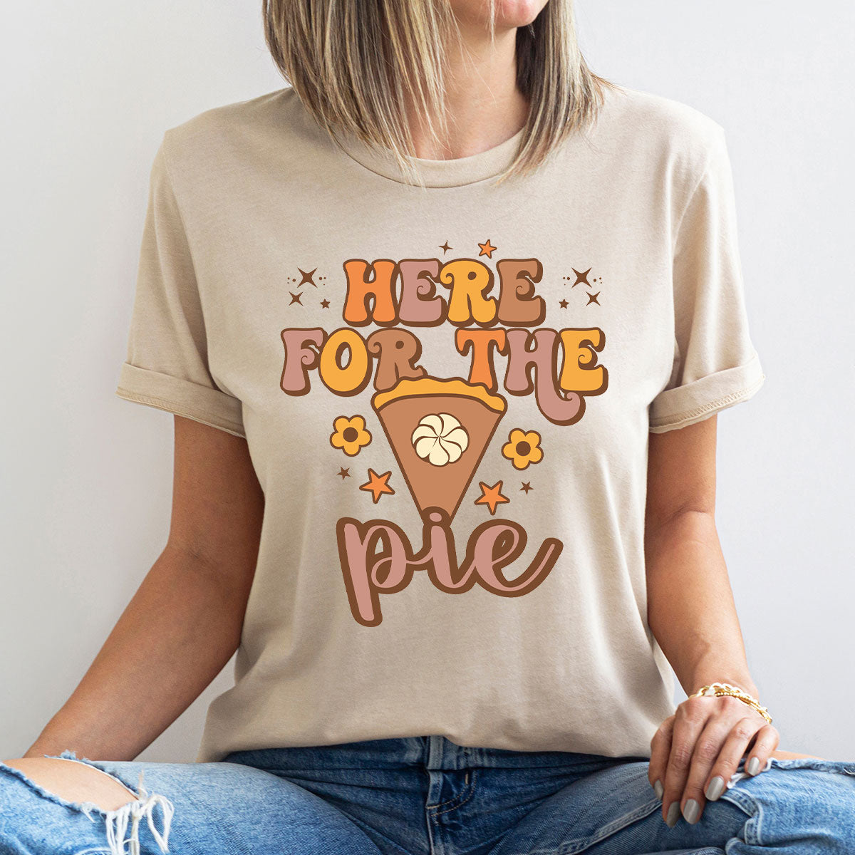 Thanksgiving Pie T-Shirt, Thanksgiving Gift For Family, Thanksgiving Desing Tee