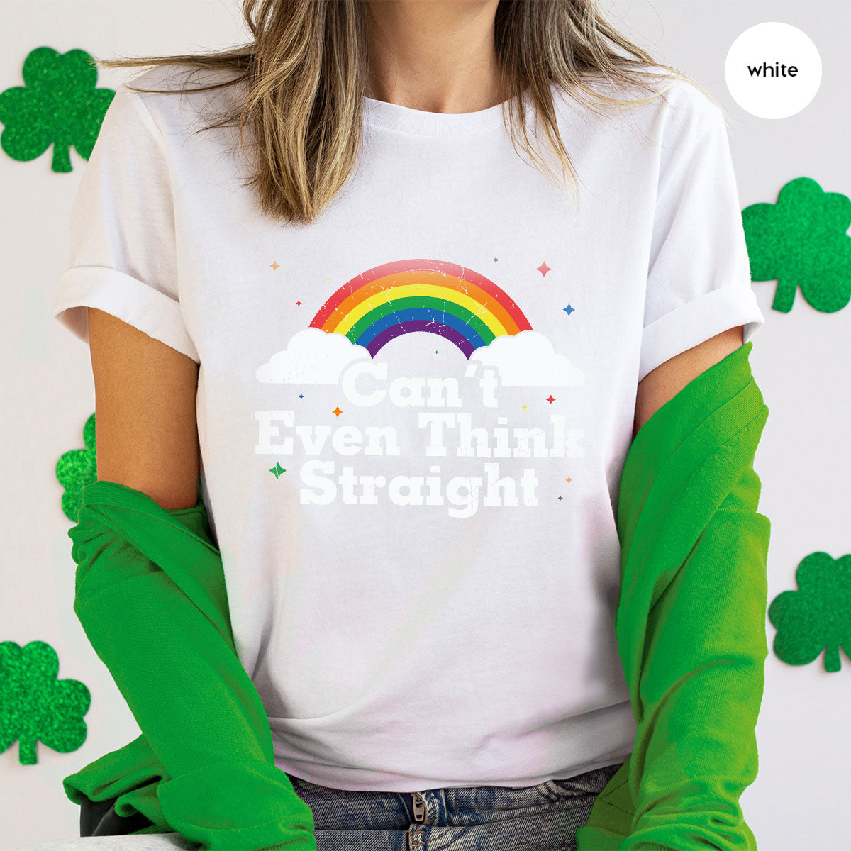 Can I Even Think Straight Shirt, Rainbow T-Shirt, LGBT T-Shirt
