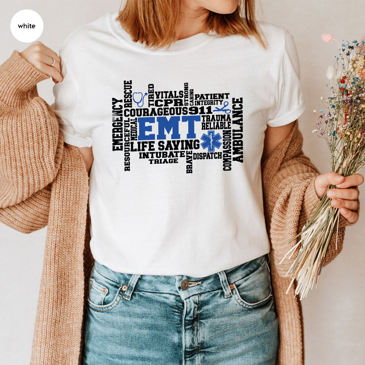 EMT Shirt, Gift For Paramedics, Life Saving T-Shirt