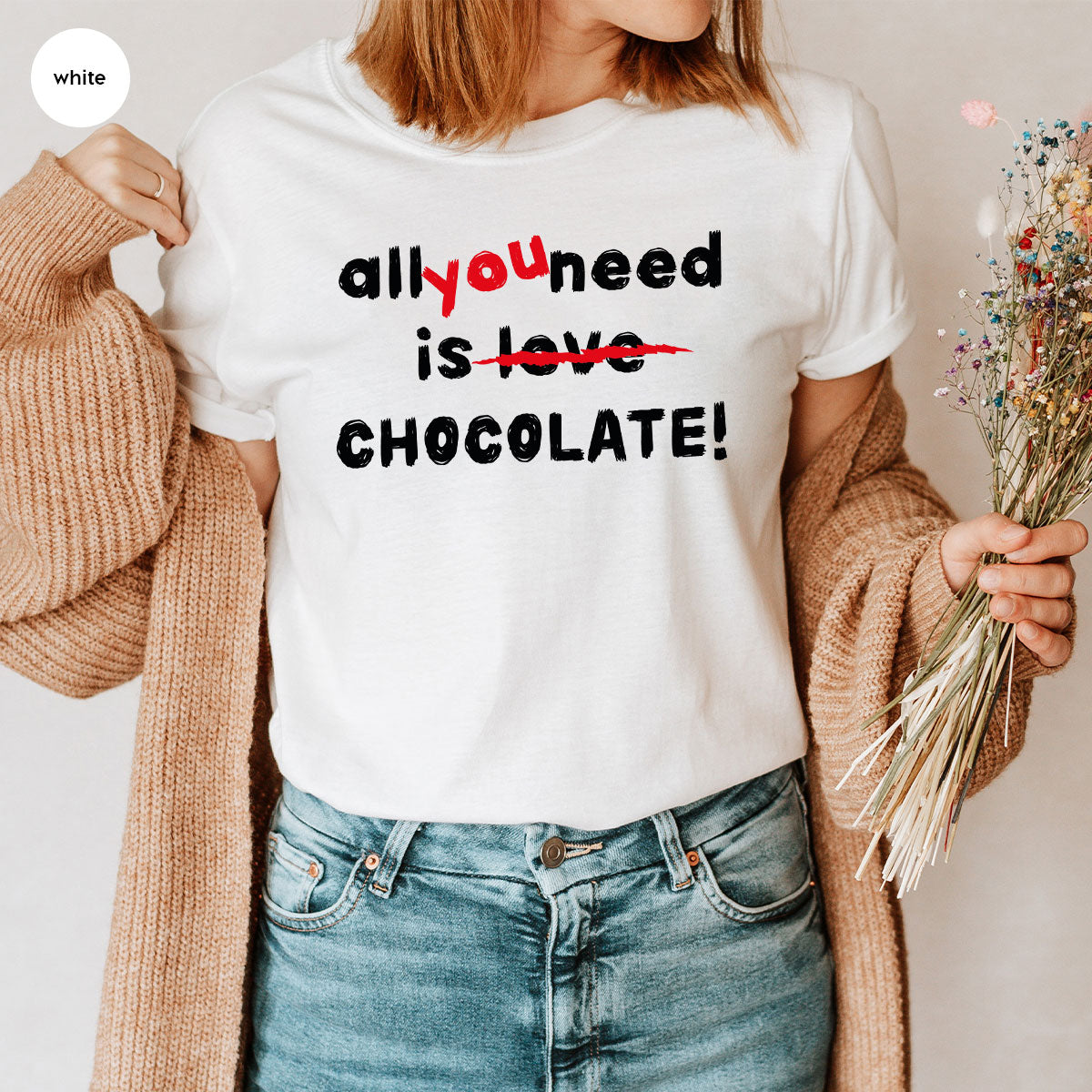 Anti Love Shirt, Chocolate T-Shirt, Anti Valentine's Day T-Shirt