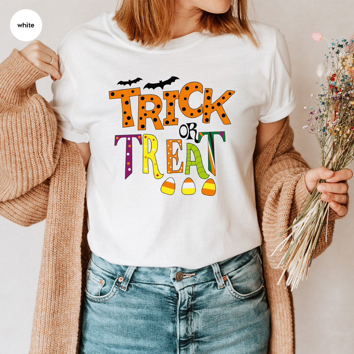 Spooky Season Shirts, Halloween Party Clothing, Spooky Halloween Gifts, Unisex Halloween Bat Shirt, Crewneck Kids Halloween Shirts