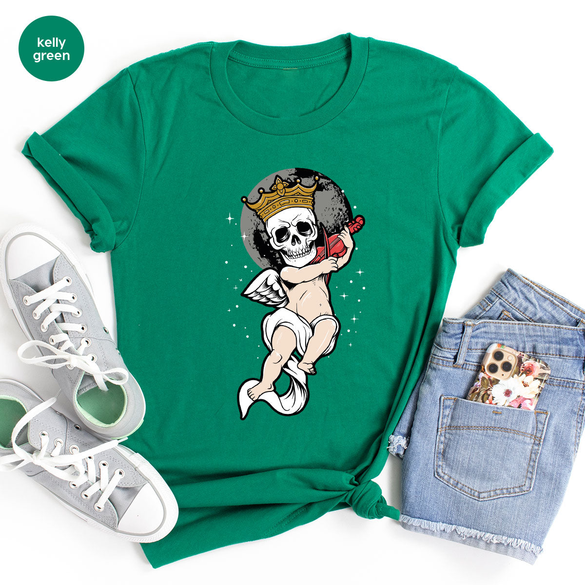 Funny Skeleton Halloween T-Shirt, Baby Skeleton Halloween Tee, Best Halloween Gift