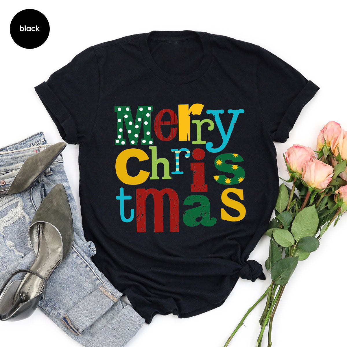 Merry Christmas Shirt, Family Christmas 2023 Tee, Xmas T-Shirt