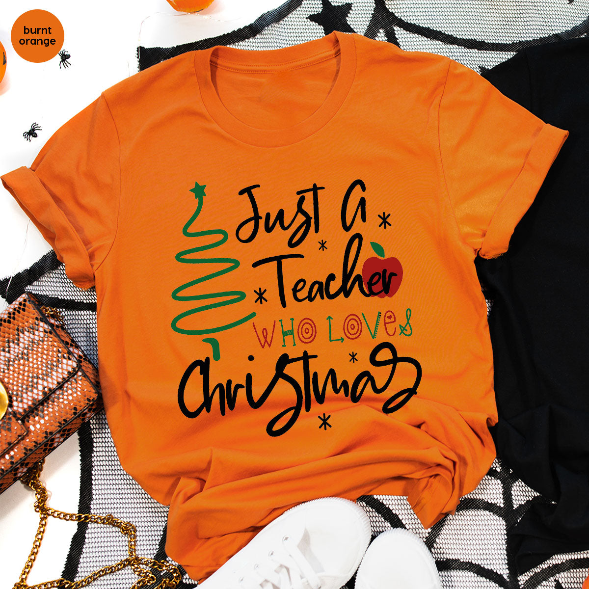 2023 Christmas Love Shirt, Just A Teach Who Loves Christmas Tee, Xmas 2023 Design T-Shirt