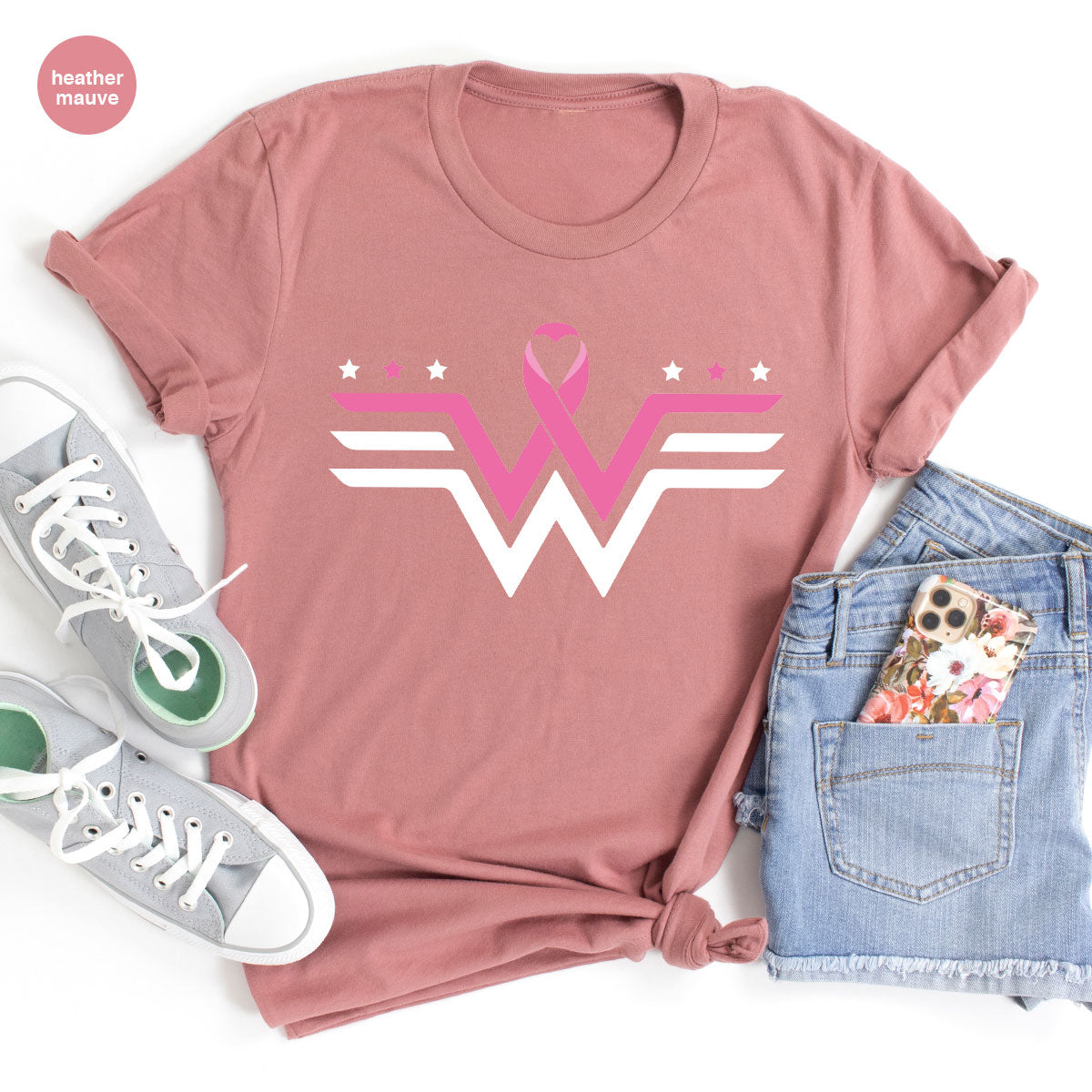 Breeast Cancer Month October Shirt, Cancer Gifts for Mom, Breast Cancer Survivor T-Shirt, Cancer Tee