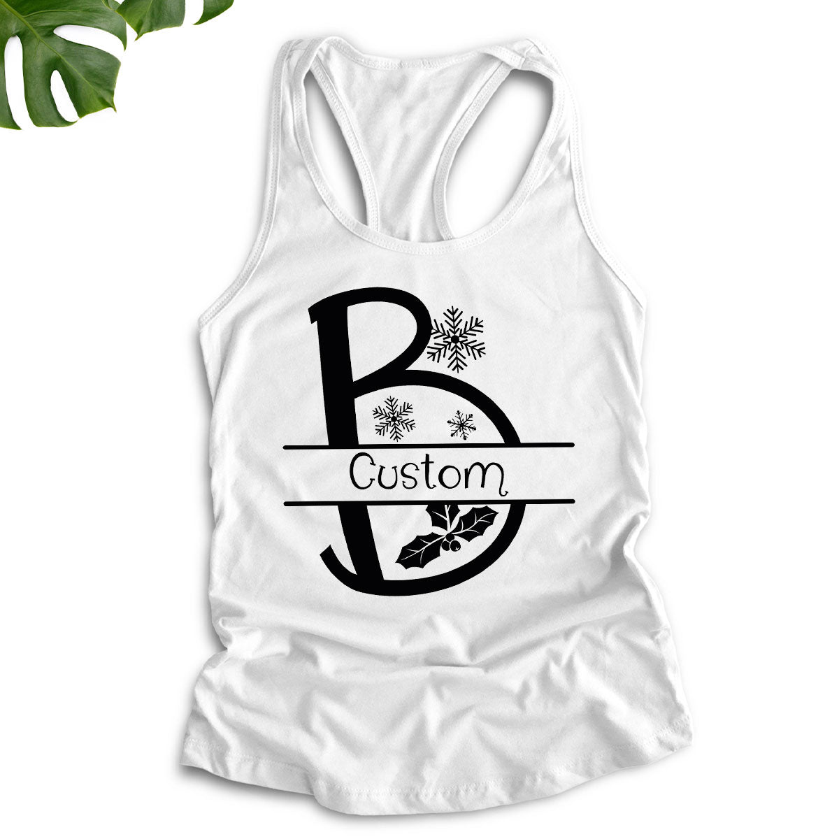 Custom Christmas T-Shirt, White Peach Design Shirt, Christmas Personalized Shirt