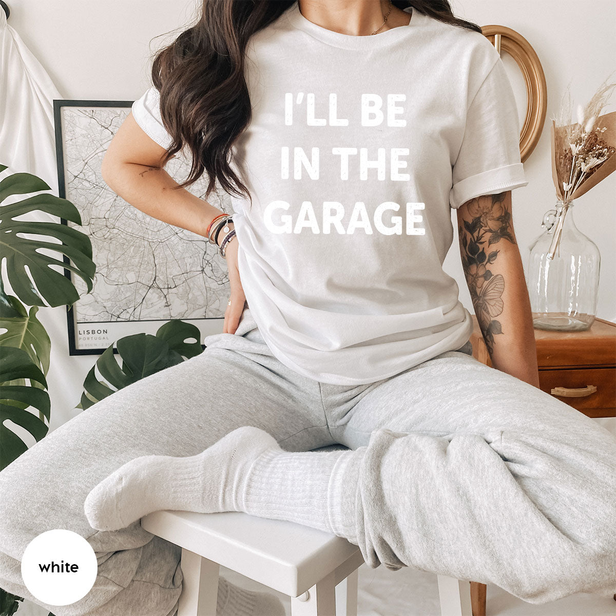 I'll Be In The Garage Shirt, Funny Garage T-Shirt, Funny Shirt For Men, Mechanic Tee