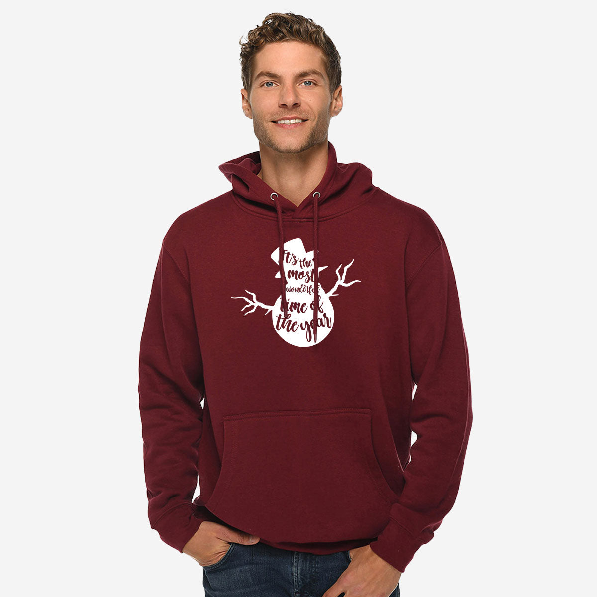 Snowman Christmas Hoodie, Funny Christmas Design, 2023 Xmas Funny Sweatshirt