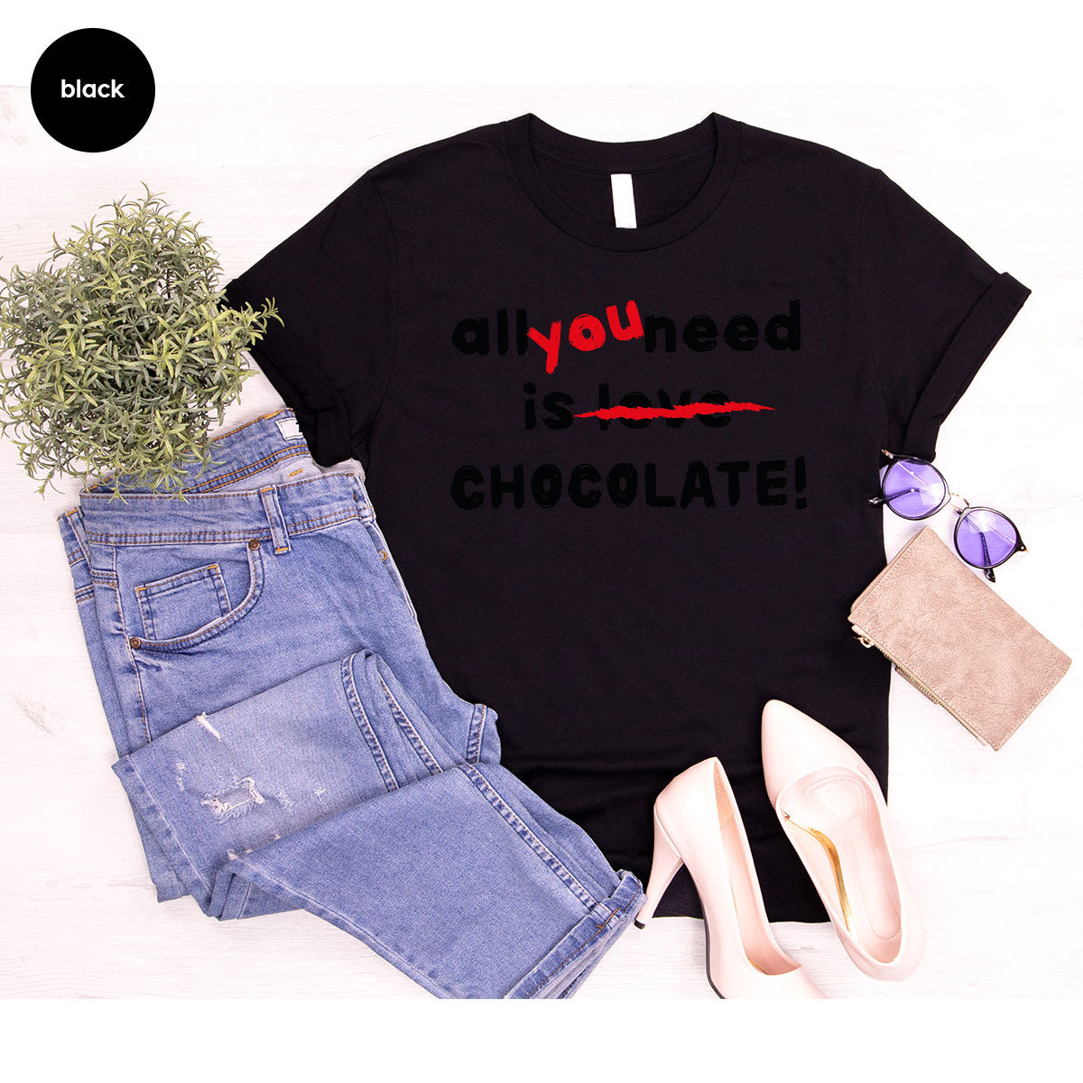 Anti Love Shirt, Chocolate T-Shirt, Anti Valentine's Day T-Shirt