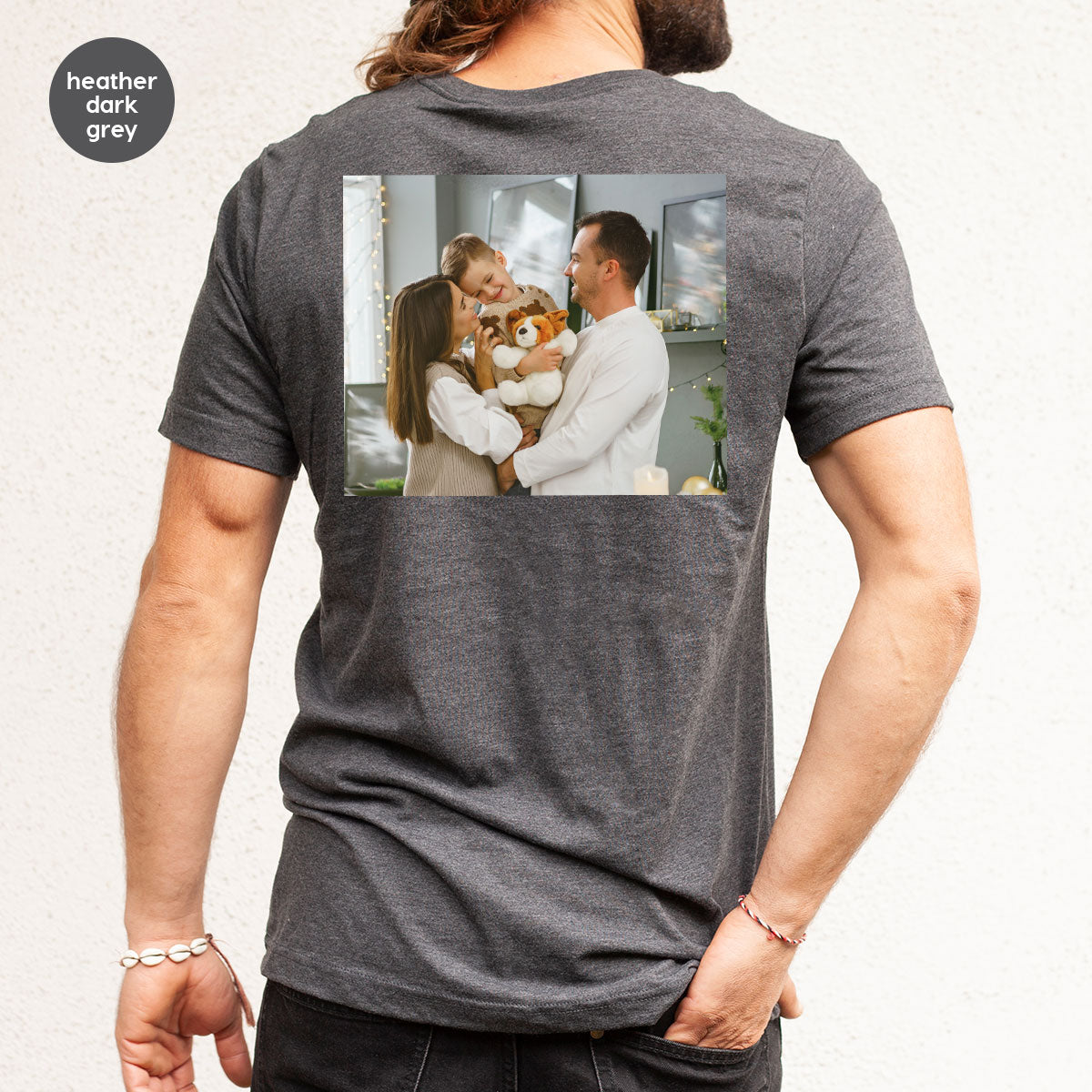 Custom Family T-Shirt, Customizable Photo Shirt, Baby Photo Tee, Family Custom Photo T-Shirt