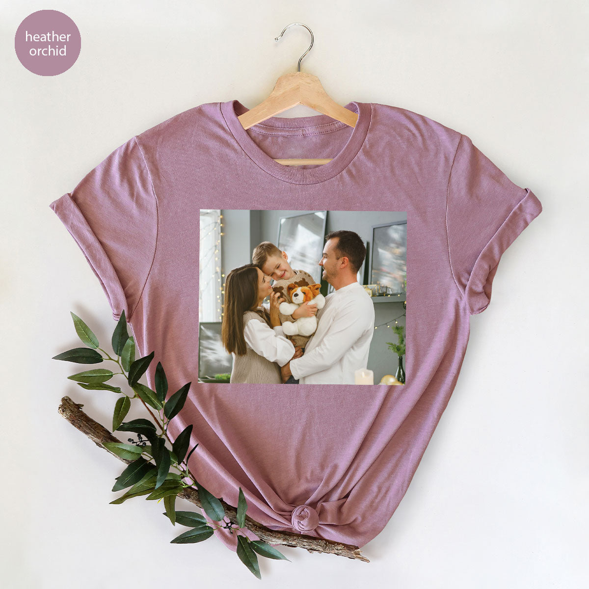 Custom Family T-Shirt, Customizable Photo Shirt, Baby Photo Tee, Family Custom Photo T-Shirt