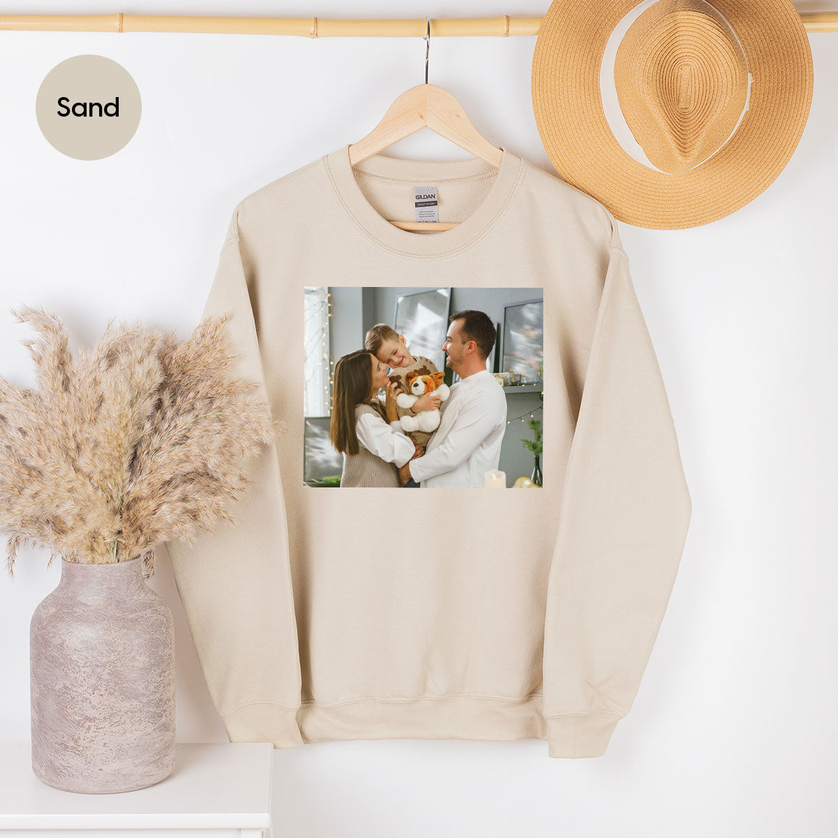 Custom Family T-Shirt, Customizable Photo Shirt, Baby Photo Tee, Family Custom Photo T-Shirt