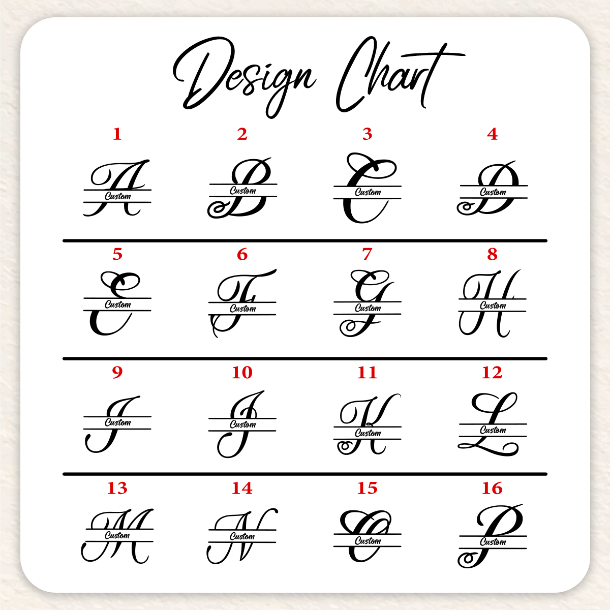 Custom Alphabet Shirt, Custom Lettering T-Shirt, First Letter Of The Name Gift