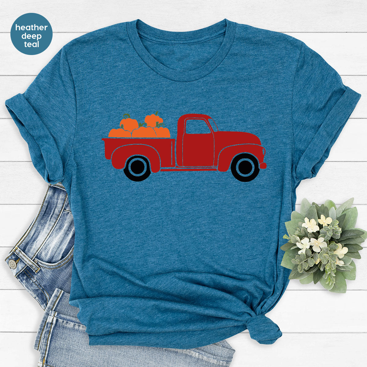 Funny Pumpkin Shirt, Halloween Pumpkin Season Shirt, 2022 Halloween Pumpkin Truck Shirt