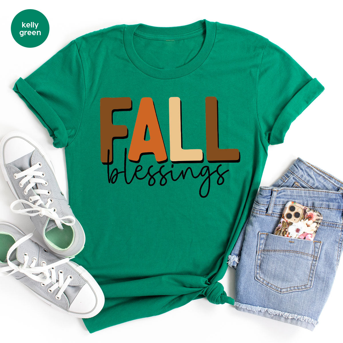Fall Blessings Shirt, 2022 Fall Season Shirt, Autumn 2022 Fall Graphic Tee