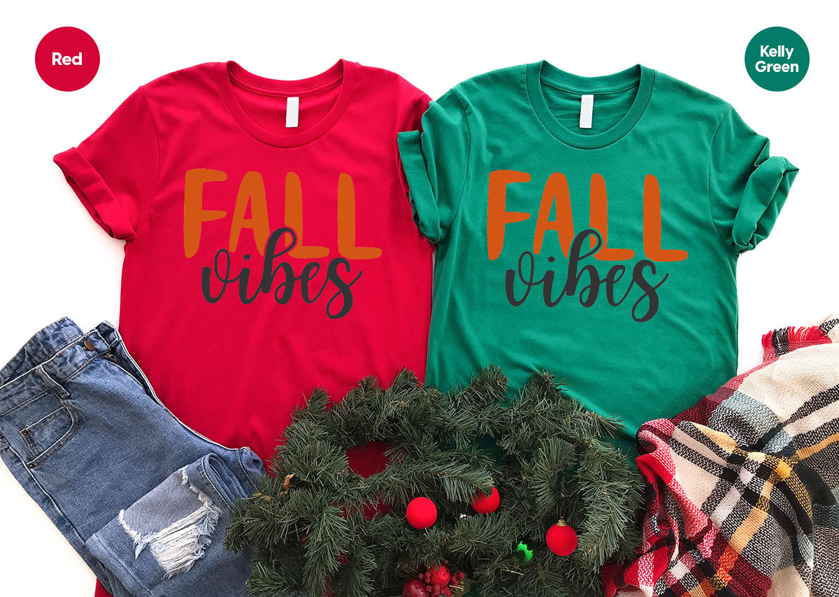 Fall Vibes Shirt, Fall 2023 Shirt, Fall Tee For Families