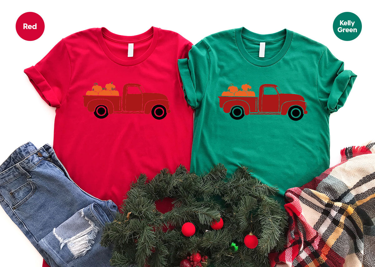 Funny Pumpkin Shirt, Halloween Pumpkin Season Shirt, 2022 Halloween Pumpkin Truck Shirt