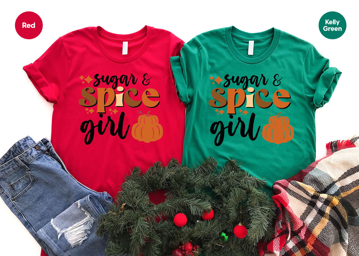 Spice Girl Shirt, 2022 Fall Shirt, Fall T-Shirt 2022, Fall Vibes Tee, Long-Short Sleeve Fall Shirt