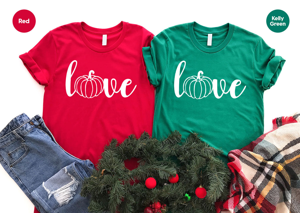 Pumpkin Love Shirt, Fall Pumpkin Shirt, Pumpkin Shirt For Men, Pumpkin Shirt For Women