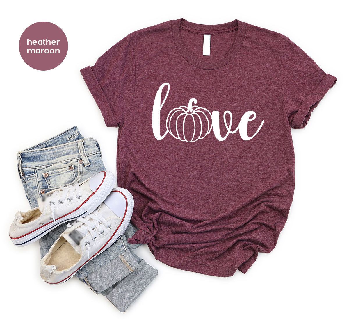 Pumpkin Love Shirt, Fall Pumpkin Shirt, Pumpkin Shirt For Men, Pumpkin Shirt For Women