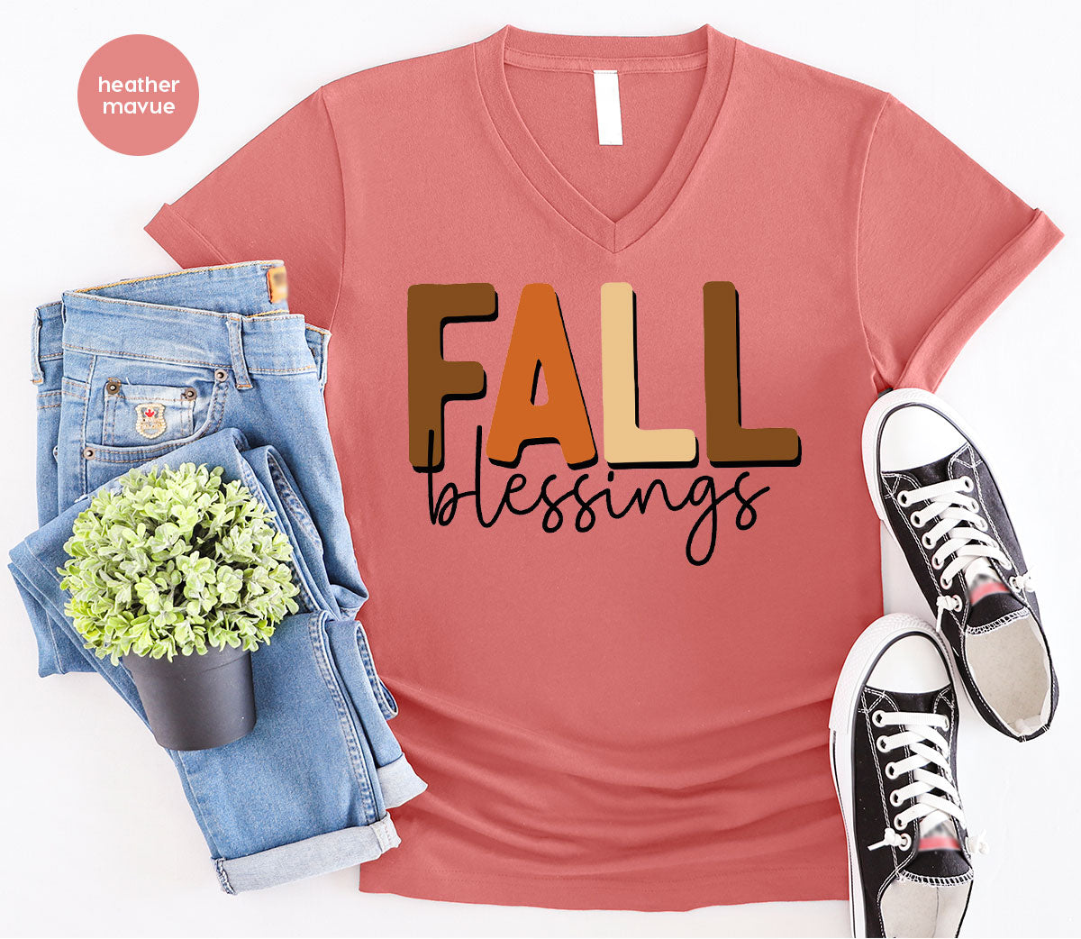 Fall Blessings Shirt, 2022 Fall Season Shirt, Autumn 2022 Fall Graphic Tee