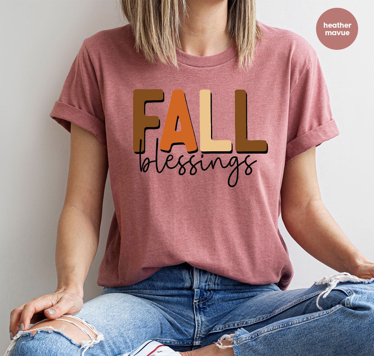 Fall Blessings Shirt, 2022 Fall Season Shirt, Autumn 2022 Fall Graphic Tee