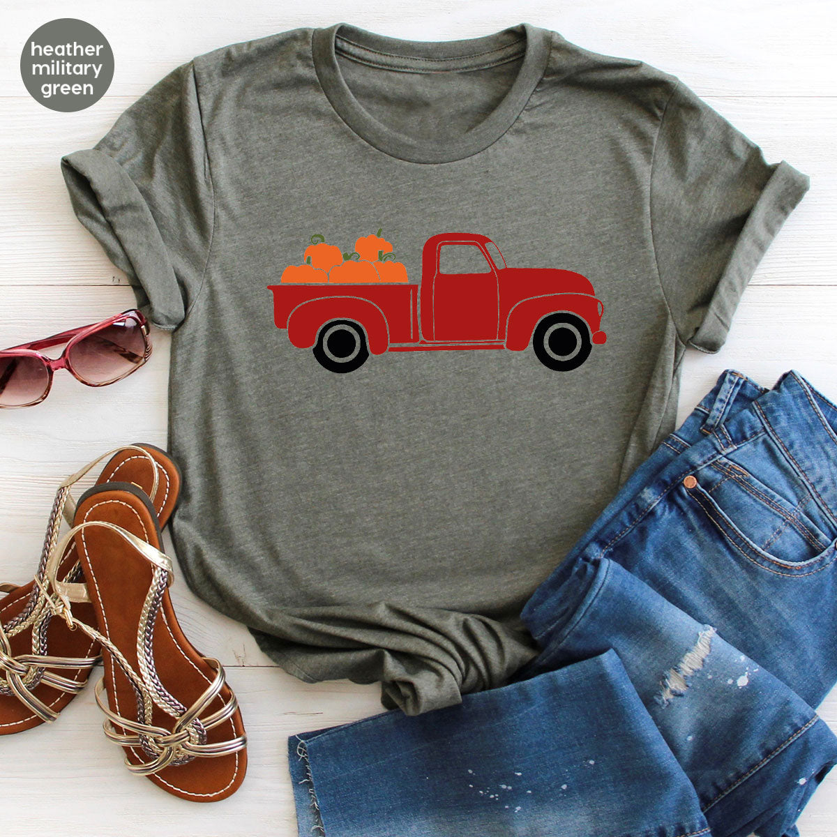 Funny Pumpkin Shirt, Halloween Pumpkin Season Shirt, 2022 Halloween Pumpkin Truck Shirt