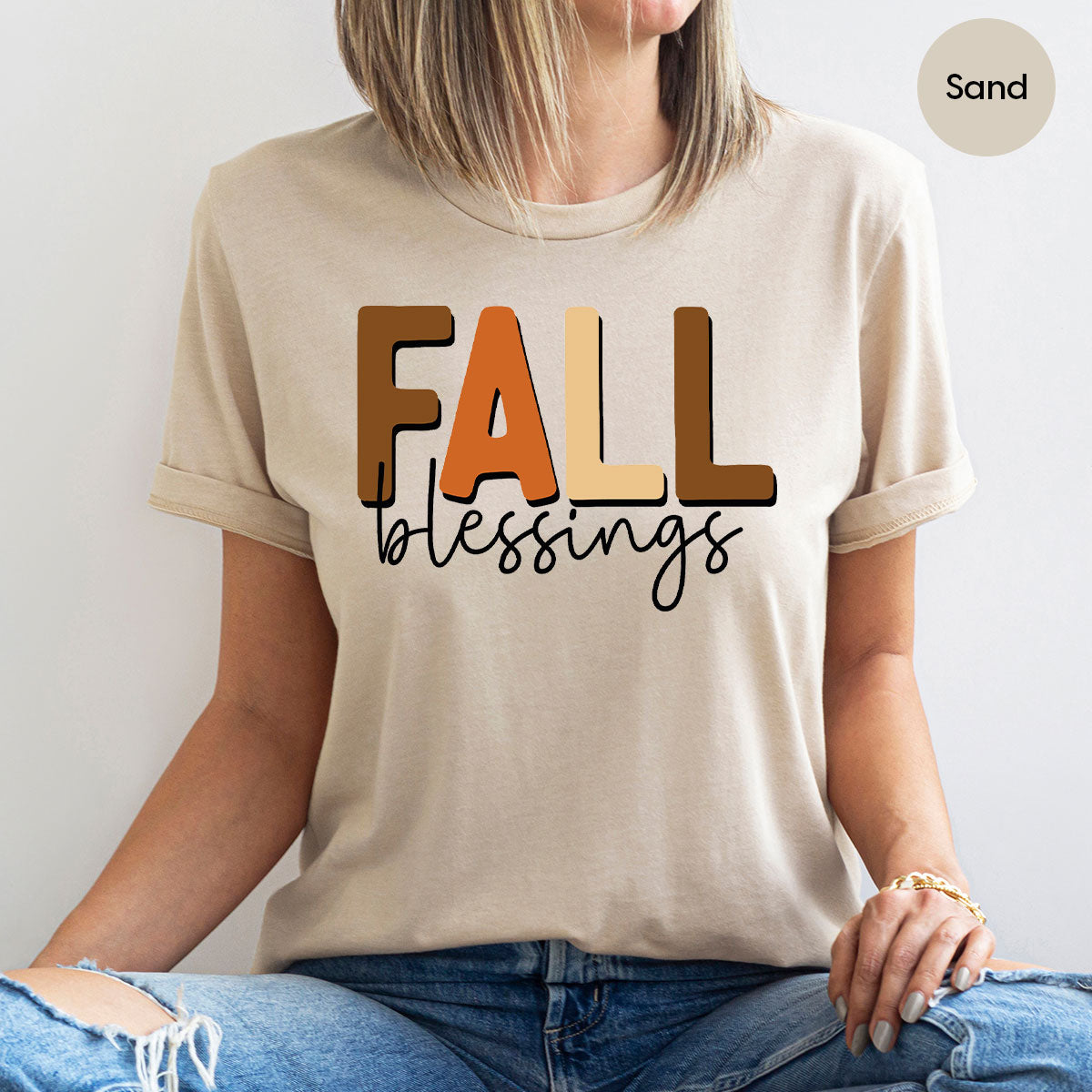 Fall Blessings Shirt, 2022 Fall Season Shirt, Autumn 2022 Fall Graphic Tee