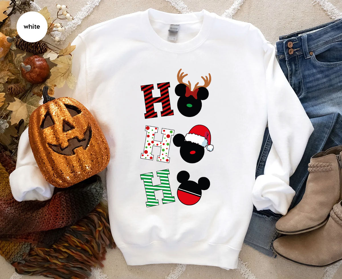 H For Christmas T-Shirt, Christmas Deer Shirt, Funny 2023 Christmas Tee For Family