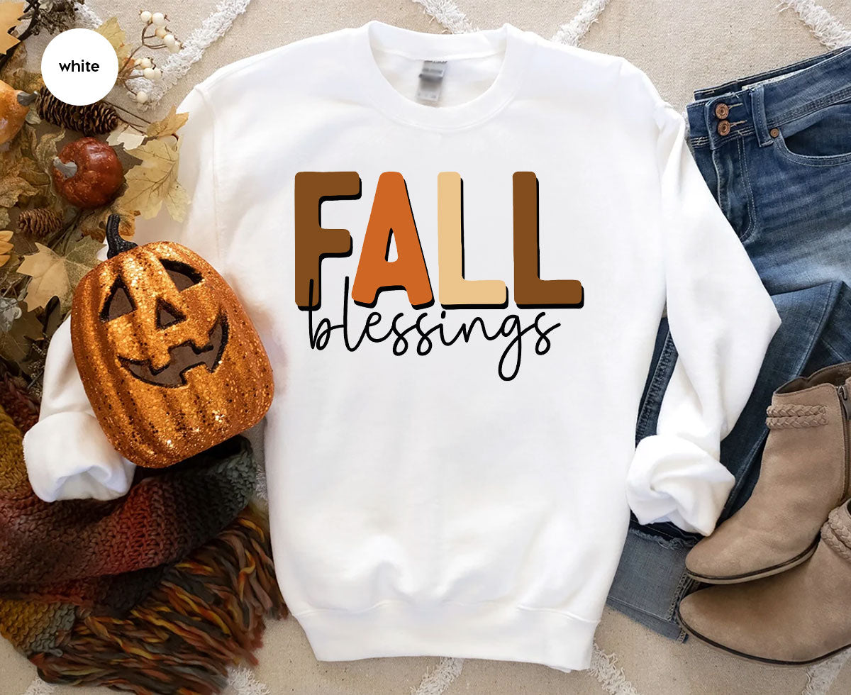 Fall Blessings Shirt, 2022 Fall Season Shirt, Autumn 2022 Fall Graphic Tee