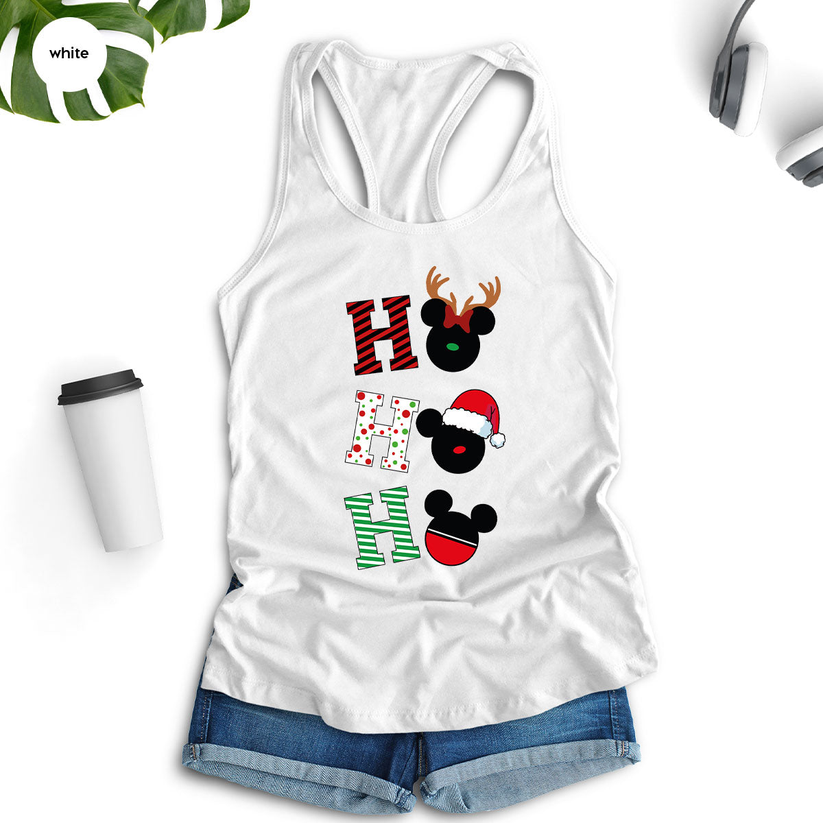 H For Christmas T-Shirt, Christmas Deer Shirt, Funny 2023 Christmas Tee For Family