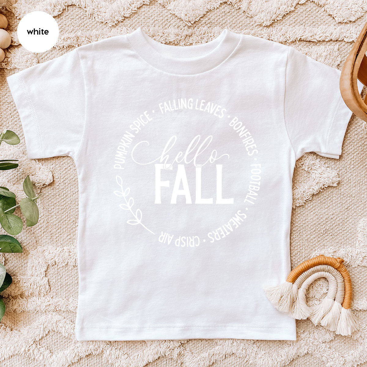 Falling Leaves Shirt, 2022 Pumpkin Season T-Shirt, Pumpkin Spice Shirt, Fall Circle Shirt