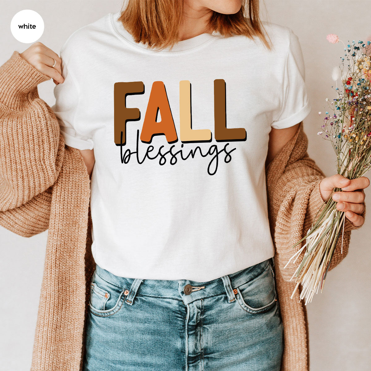 Fall Blessings Shirt, 2022 Fall Season Shirt, Autumn 2022 Fall Graphic Tee