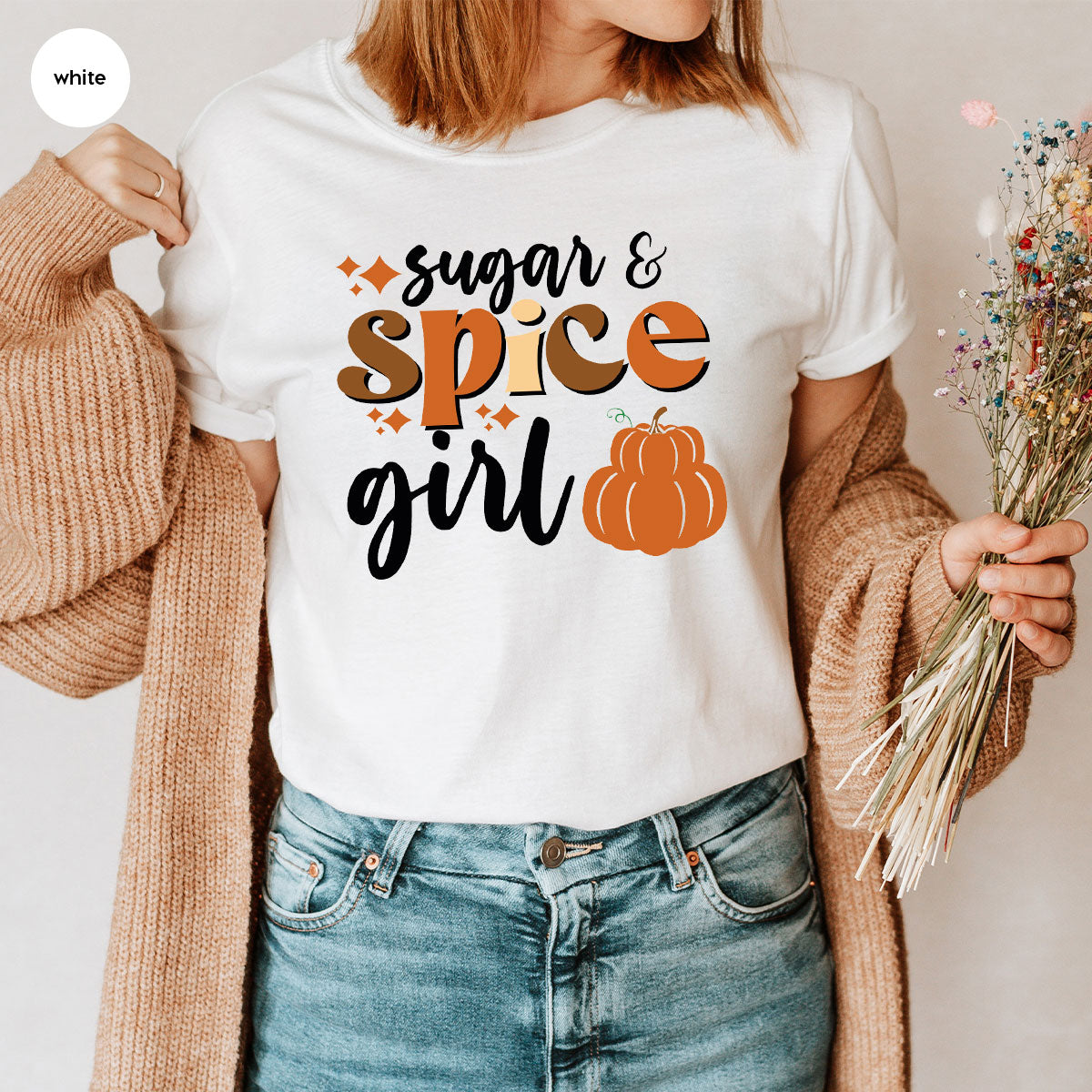 Spice Girl Shirt, 2022 Fall Shirt, Fall T-Shirt 2022, Fall Vibes Tee, Long-Short Sleeve Fall Shirt