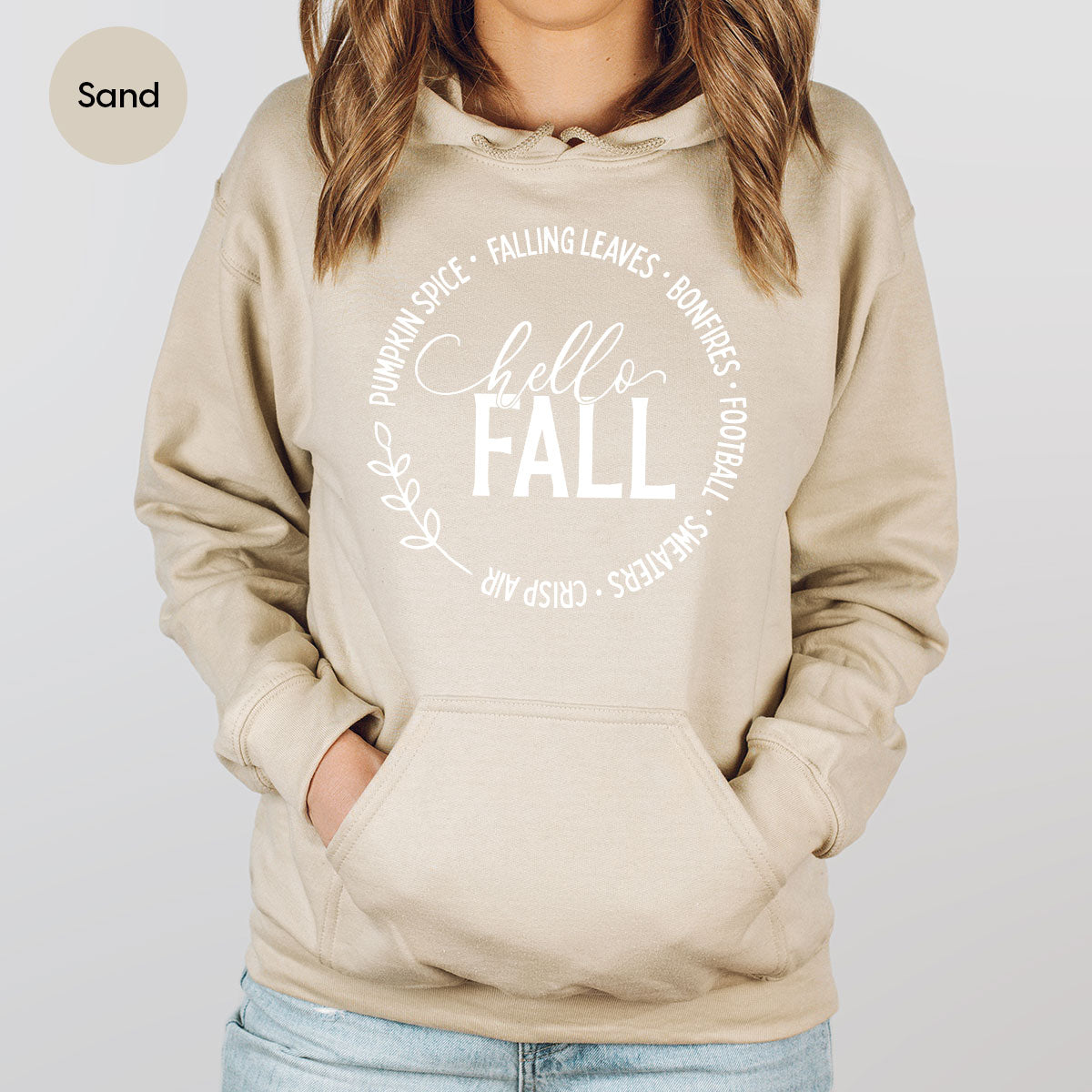Falling Leaves Shirt, 2022 Pumpkin Season T-Shirt, Pumpkin Spice Shirt, Fall Circle Shirt
