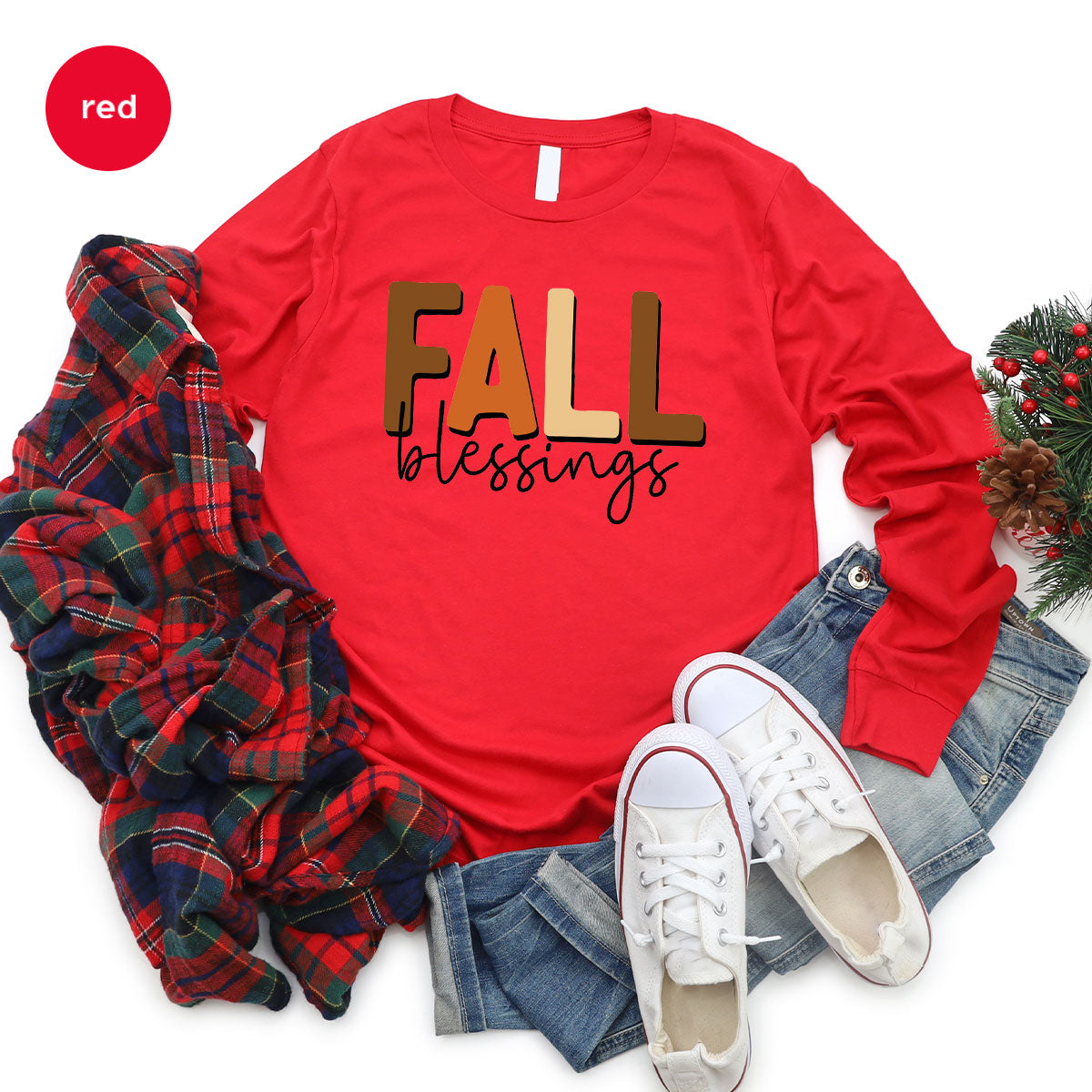 Fall Blessings Shirt, 2022 Fall Season Shirt, Autumn 2022 Fall Graphic Tee