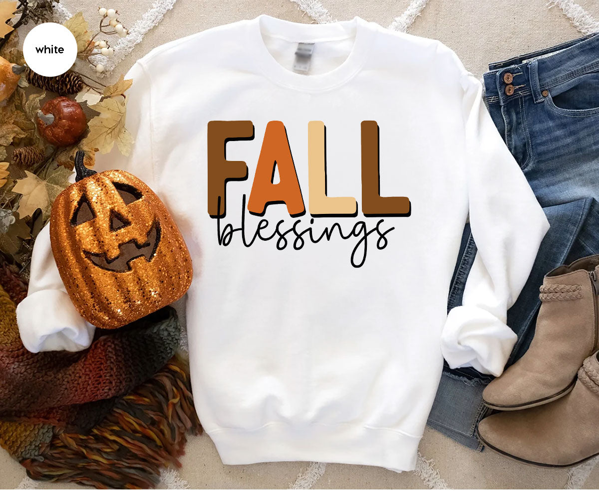 Fall Blessings Shirt, 2022 Fall Season Shirt, Autumn 2022 Fall Graphic Tee