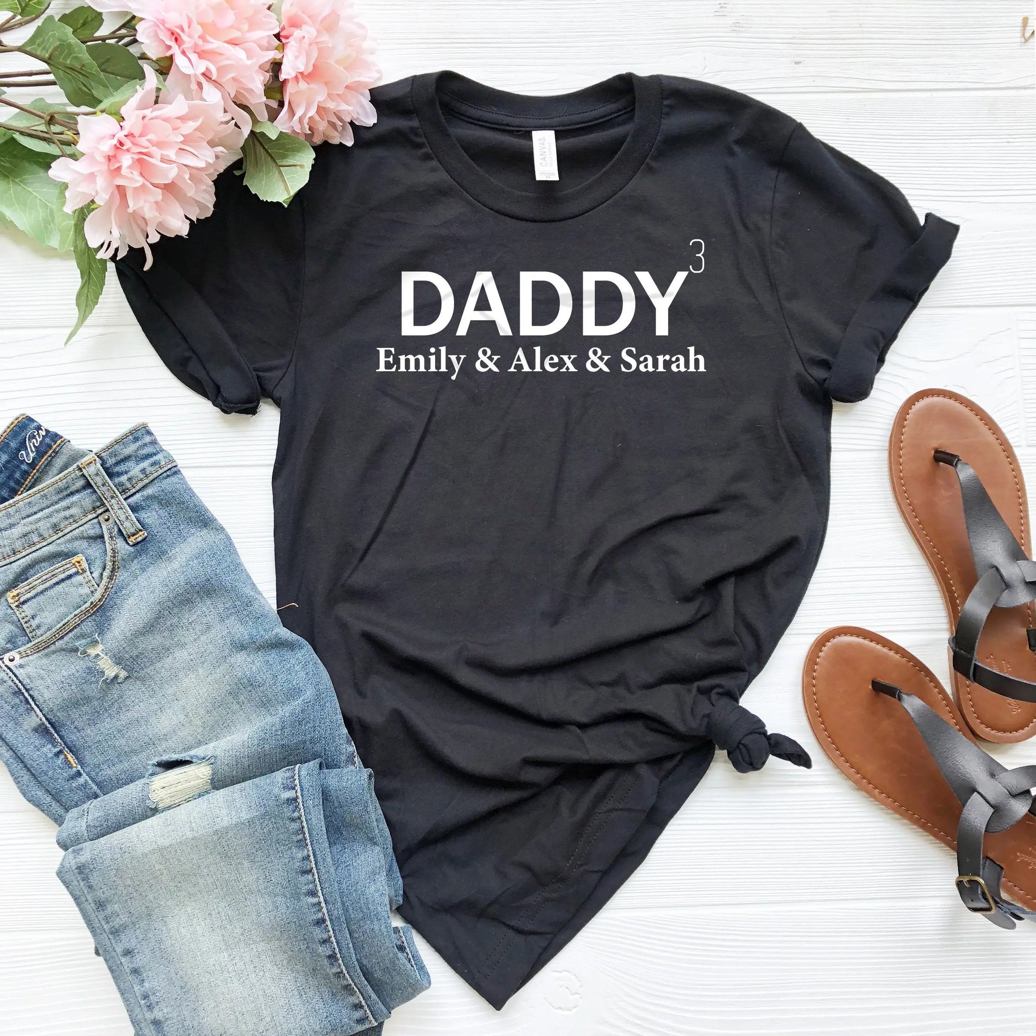 Personalized Dad Shirt for Fathers Day, Personalized Dad gift, Custom Dad Shirt, Funny Shirts for dad, men, husband, daughter,Dad Birthday, - Fastdeliverytees.com