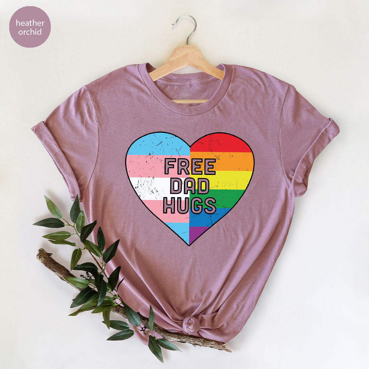 Free Dad Hugs Shirt, LGBT Shirt, LGBT Pride T-Shirt