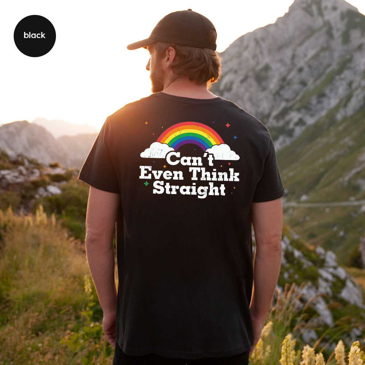 Can I Even Think Straight Shirt, Rainbow T-Shirt, LGBT T-Shirt